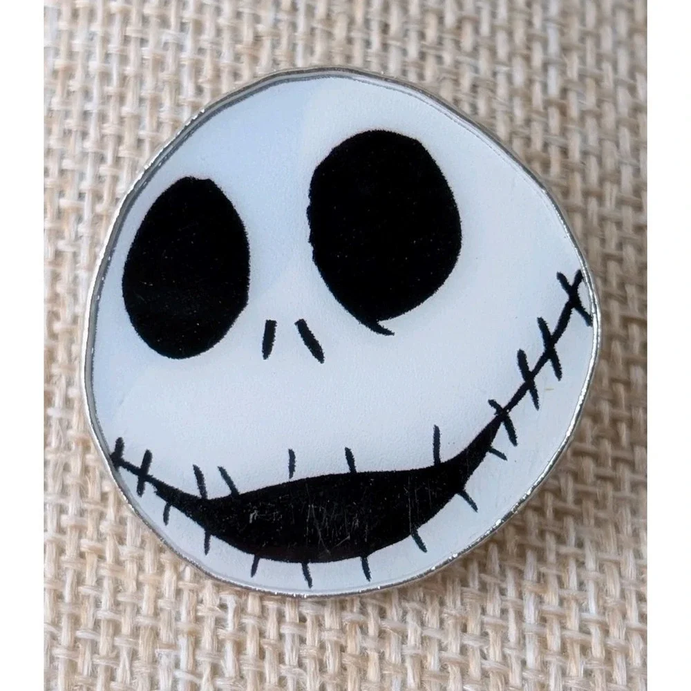Disney Jack Skellington Pin Nightmare Before‎ Christmas Round Enamel